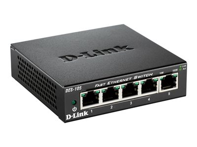 D-LINK DES-105/E, Netzwerk Switch Nicht verwaltet,  (BILD1)