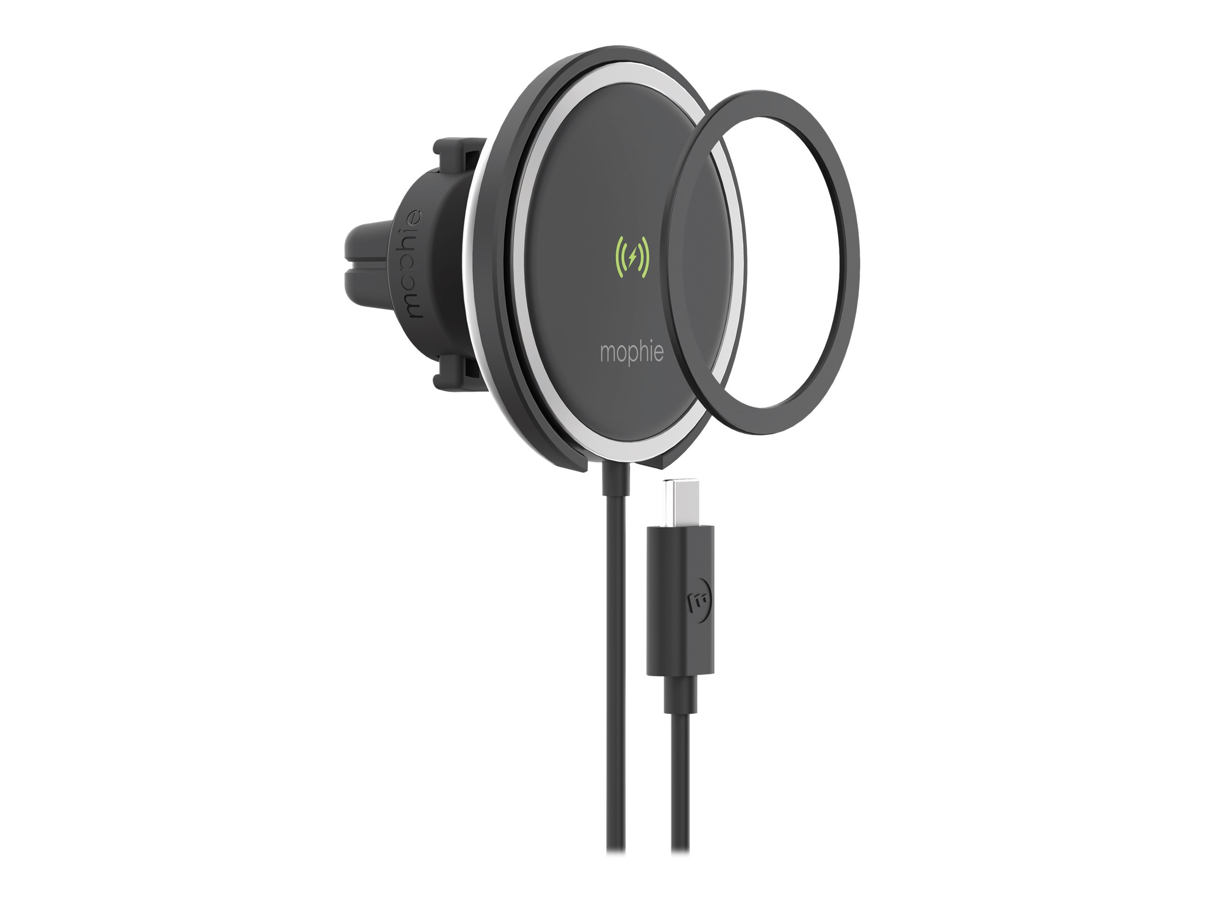 mophie snap+ Wireless Charging Vent Mount with Adjustable Arm for