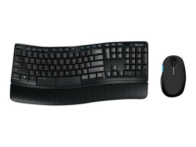 Microsoft Sculpt Comfort Desktop Keyboard and mouse set wireless 2.4 GHz QWERTY US 