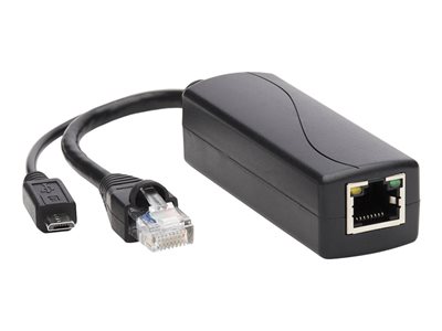 Tripp Lite PoE to USB Micro-B and RJ45 Active Splitter