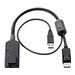 HPE KVM Console USB/DisplayPort Interface Adapter - video / USB adapter