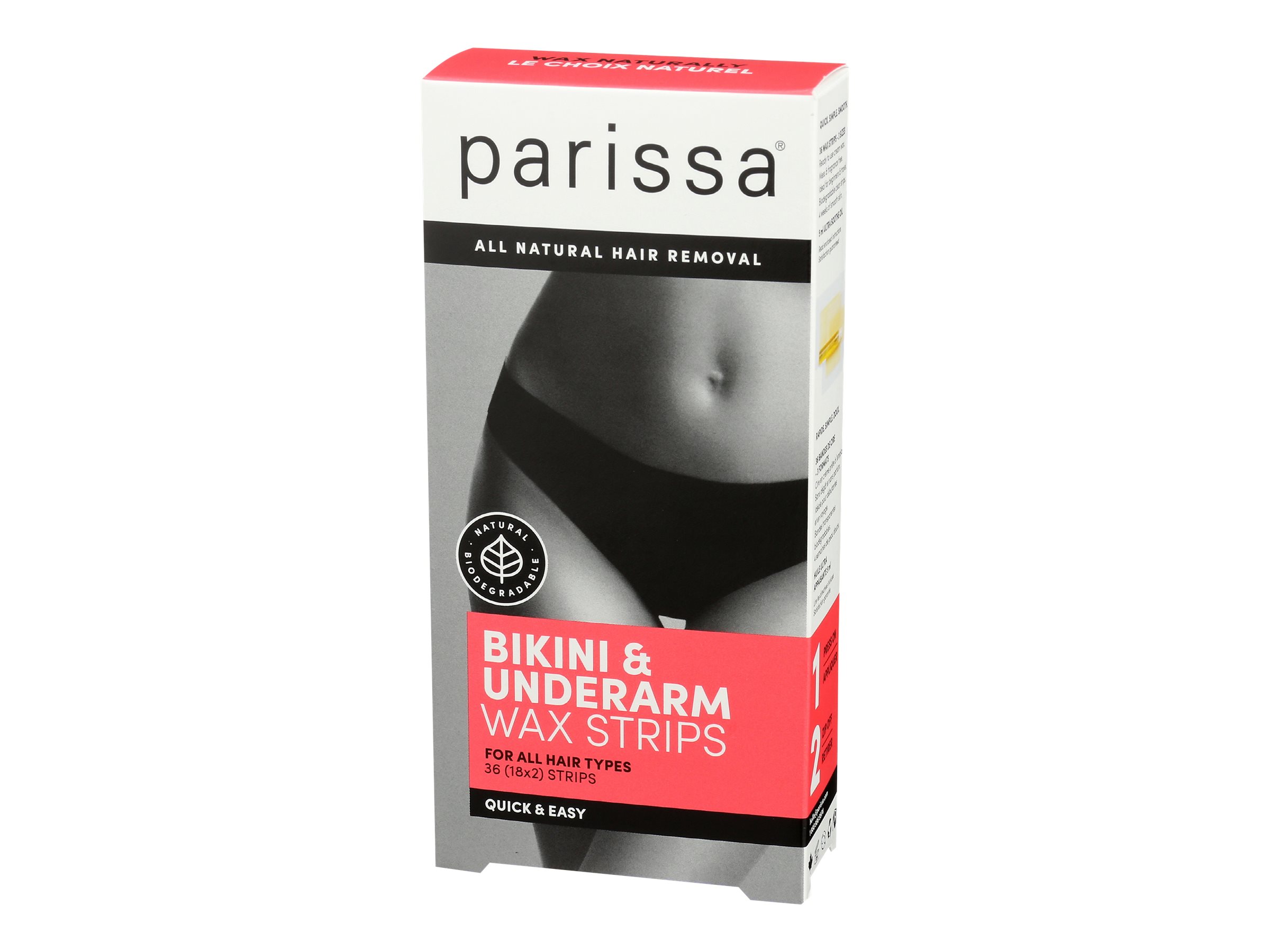 Parissa Bikini & Underarm Wax Strips - 36s