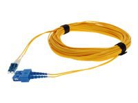 AddOn 15m LC to USC OS1 Yellow Patch Cable