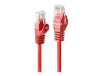 LINDY Basic Cat.6 U/UTP Cable Red 1m