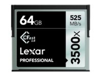 Lexar Professional Flash memory card 64 GB 3500x CFast 2.0