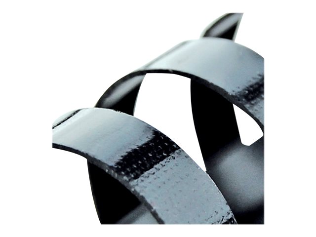 GBC CombBind Binding Combs - 25mm, 21 Ring, A4 Size, Black, Pack Of 50 Spines