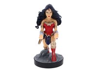 Exquisite Gaming Cable Guys Warner Bros Wonder Woman Holder Sort Rød