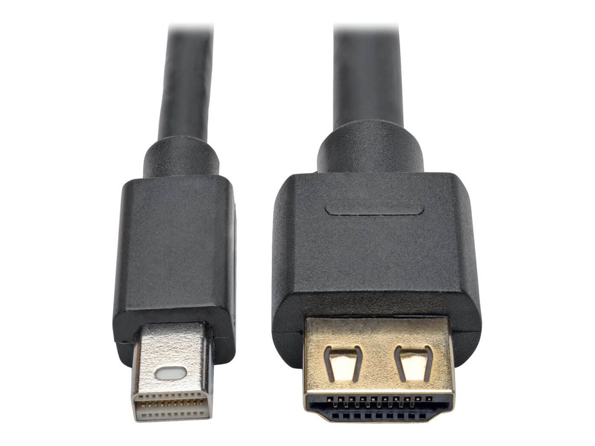 Tripp Lite Mini DisplayPort 1.2a to HDMI Active Adapter Cable with Gripping HDMI Plug, HDMI 2.0, HDCP 2.2, 4K x 2K @ 60 Hz (M/M), 10 ft