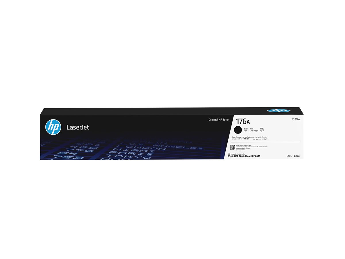 HP 176A - černá - originální - LaserJet - kazeta s barvivem (W1760A) – foto 2