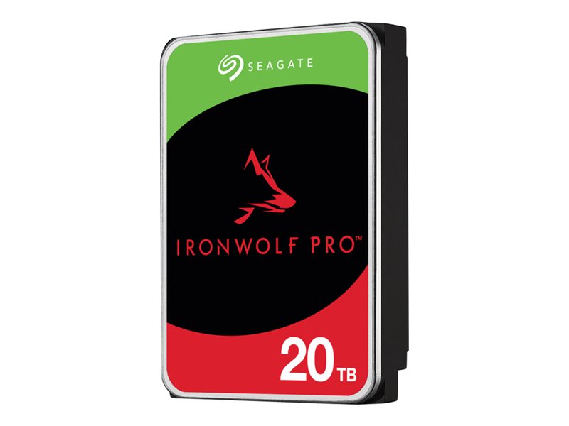 SEAGATE Ironwolf PRO HDD 20TB 7200rpm 6Gb/s SATA 256MB cache 3.5inch 24x7 for NAS and RAID Rackmount