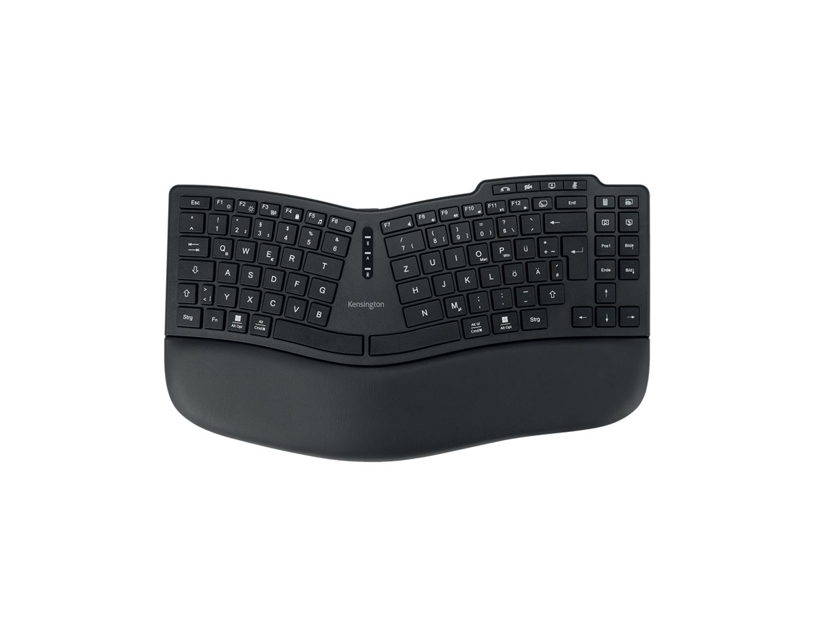 Kensington Pro Fit Ergo KB675 EQ - klávesnice - dobíjecí TKL - QWERTZ - německá - černá Vstupní zařízení