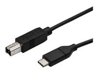 StarTech.com Câble USB C - 3 m - USB-C vers USB-B - Câble imprimante - USB 2.0 - Cordon USB Type-C - Câble imprimante USB C