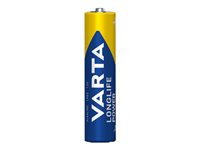 Varta Longlife Power AAA type Standardbatterier