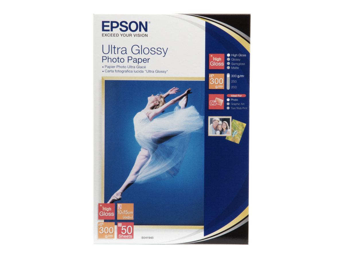 Epson Ultra Glossy Photo Paper - fotografický papír - lesklý - 50 listy - 100 x 150 mm – foto 2