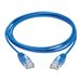 Eaton Tripp Lite Series Cat6 Gigabit Molded Ultra-Slim UTP Ethernet Cable (RJ45 M/M), Blue, 5 ft. (1.52 m)