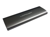 LC Power Ekstern Lagringspakning USB 3.2 (Gen 2) M.2 Card (PCIe NVMe & SATA)