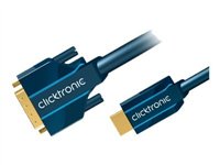 ClickTronic Casual Series Videokabel HDMI / DVI 7.5m