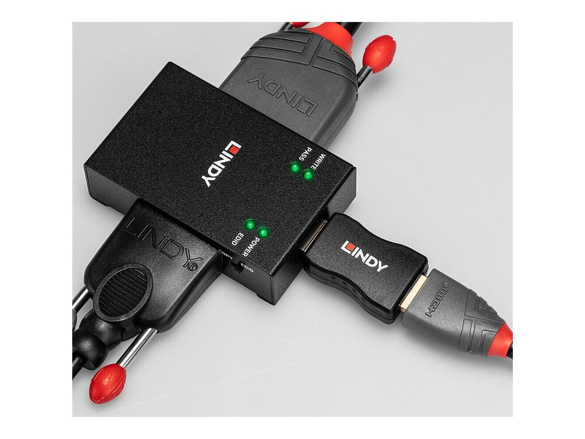 An image of Lindy HDMI 2.0 EDID Emulator - EDID reader / writer - HDMI