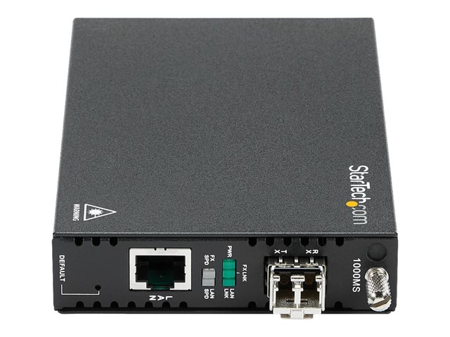 ET91000LCOAM - StarTech.com Multimode (MM) LC Fiber Media Converter ...