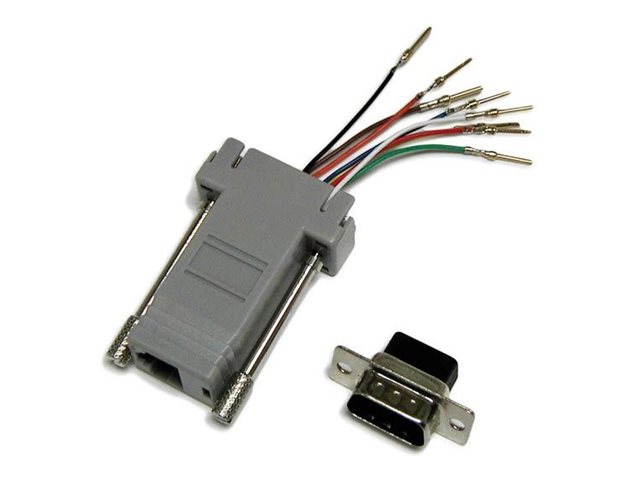 Dynamix A-D9MRJ45 serial adapter RJ-45 to Product shot Right-angle 79400