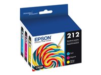 Epson 212 Claria Ink Combo Pack - Cyan/Magenta/Yellow - T212520-S