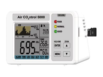 TFA AIRCO2NTROL Thermo-hygro-CO2 måler Indendørs Hvid | Stort udvalg, billige priser og hurtig levering