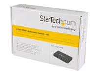 StarTech.com Switch vidéo HDMI automatique à 2 ports avec boîtier en  aluminium et support MHL - Commutateur HDMI 2x1 - 4K 30Hz - commutateur  vidéo/audio - 2 ports