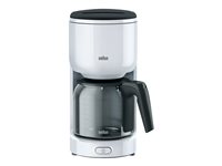Braun PurEase KF 3120 WH Kaffemaskine Hvid