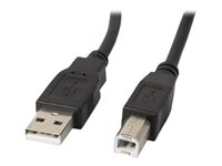 Lanberg USB 2.0 USB-kabel 1m Sort
