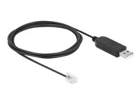 Delock Adapter cable USB Type-A to Serial RS-232 RJ12 with ESD protection Leadshine 2 m