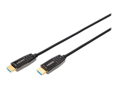 DIGITUS HDMI AOC Hybrid Glasfaserkabel UHD 8K 30m schwarz