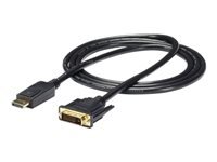 StarTech.com DisplayPort to DVI Cable - 6ft / 2m - 1920 x 1200 - M/M ¿ DP to DVI Adapter Cable ¿ Passive DisplayPort Monitor Cable (DP2DVI2MM6)