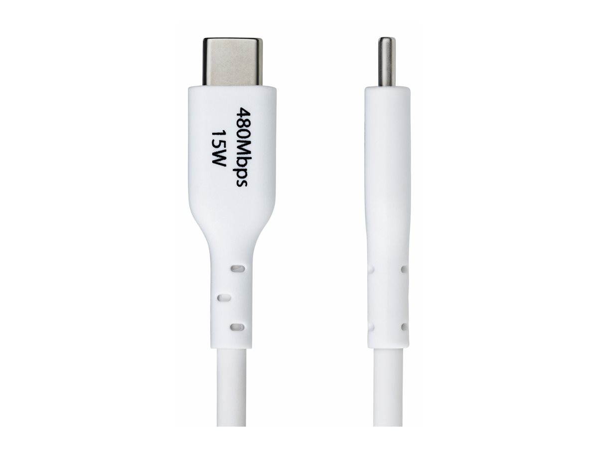 StarTech.com 2m (6.6ft) White USB-A to USB-C Charging Cable/Cord, M/M - USB kabel typ C - USB do USB-C - 2 m – foto 3