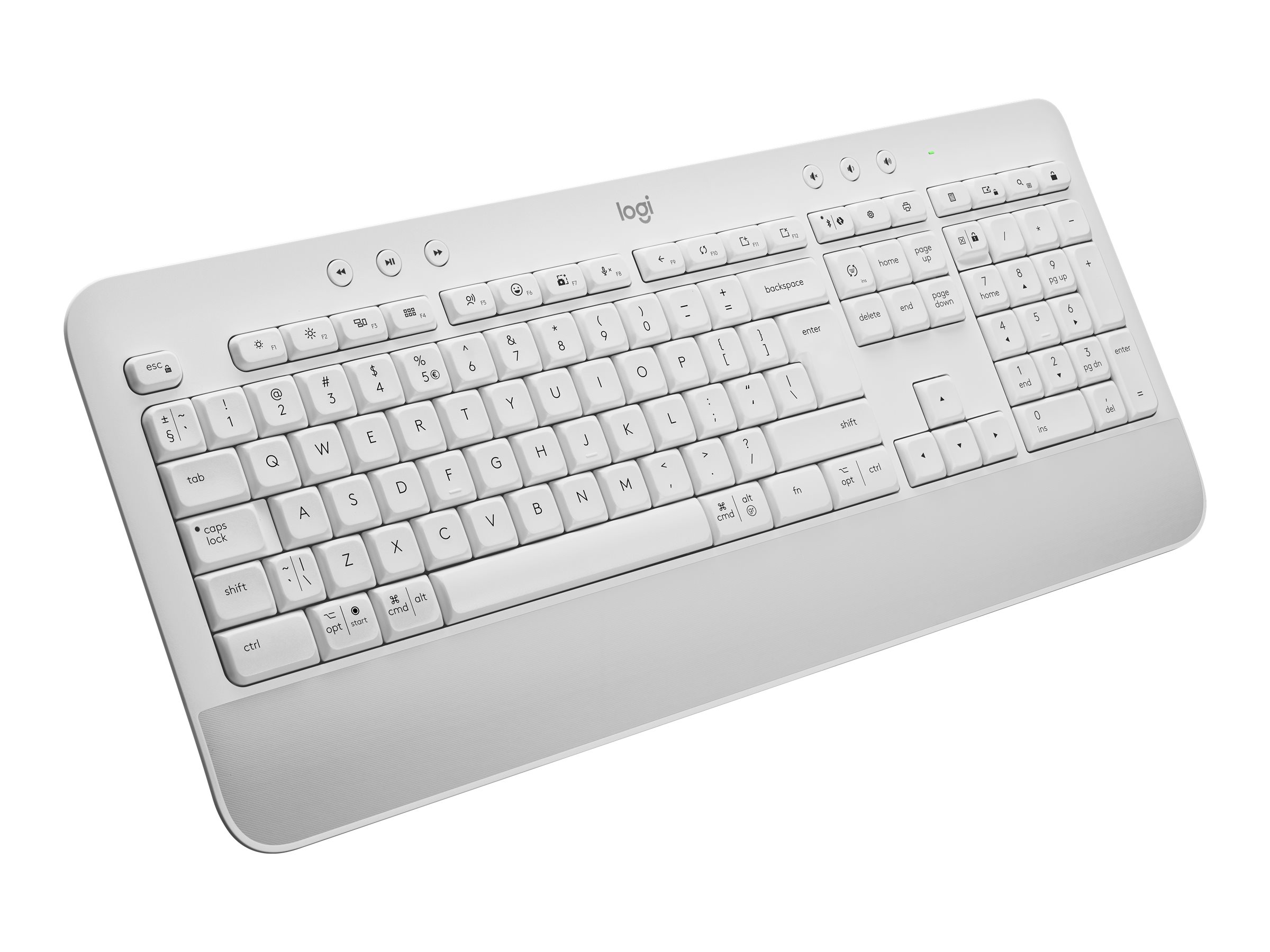 Logitech Signature K650 keyboard QWERTY English off-white Input Product shot Front 79950