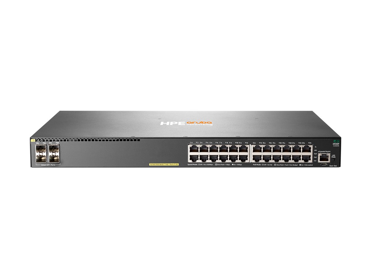 HPE Aruba 2930F 24G PoE+ 4SFP+ TAA