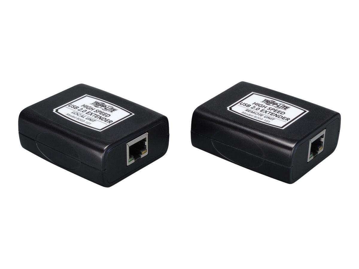 Tripp Lite 1-Port USB 2.0 Over Cat5/Cat6 Extender Kit Video Transmitter Receiver Hi-Speed USB 328'