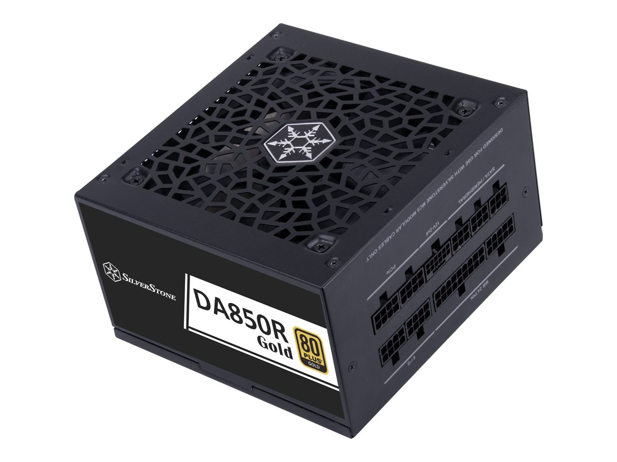SilverStone Decathlon Series DA850R power supply 850 Product shot Right-angle 79850