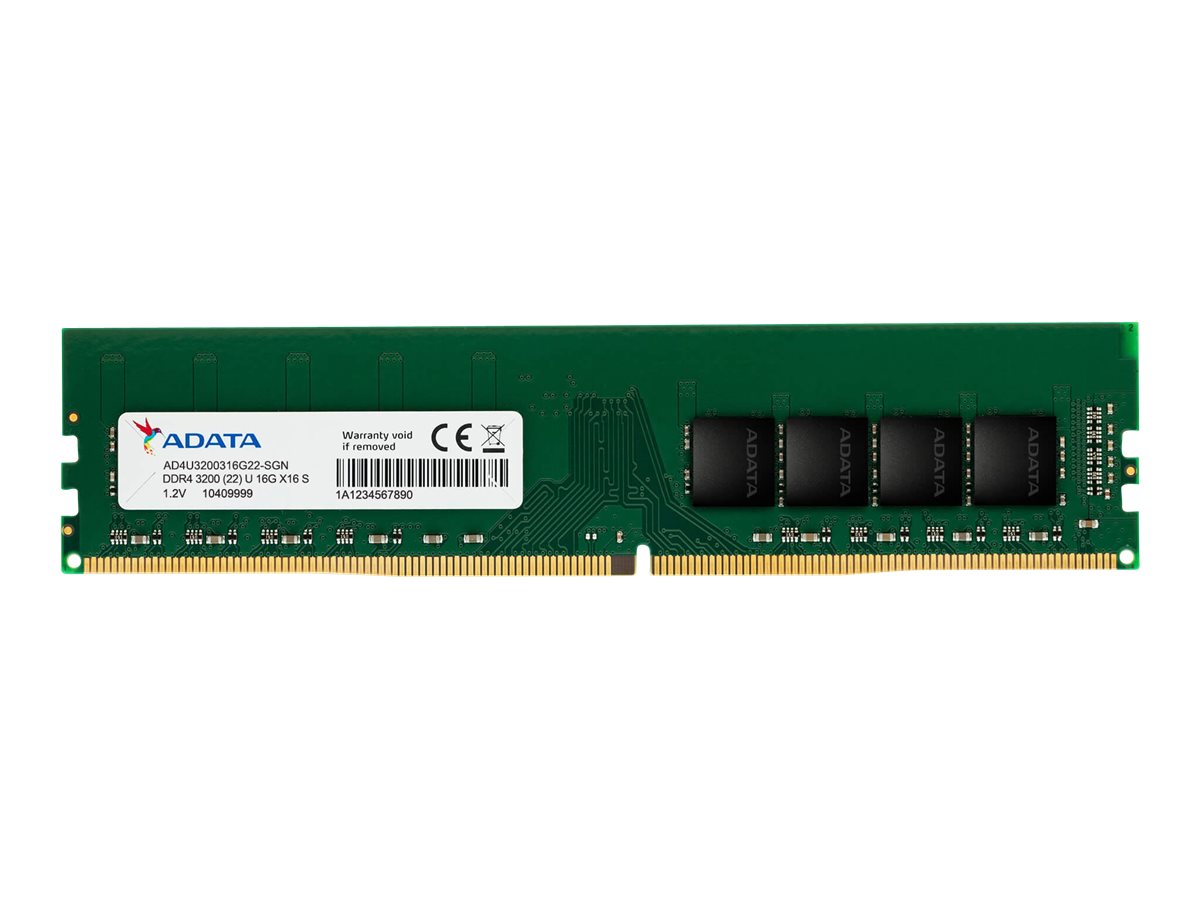 ADATA Premier Series DDR4 module 16 GB DIMM 288-pin / PC4-25600 Product shot Front 79875