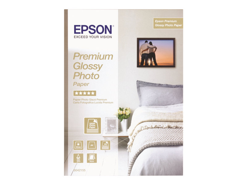 EPSON Premium Glossy Photopapier/Rolle 61cm (24")x 30,5m/Stylus Pro7000/7500/9000/9500
