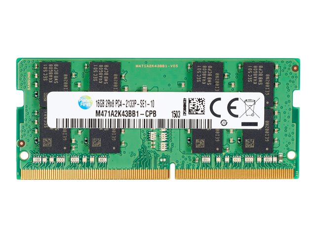 Image of HP - DDR4 - module - 4 GB - SO-DIMM 260-pin - 2400 MHz / PC4-19200 - unbuffered