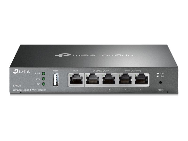 TP-Link Omada ER605 V2.6 router Product shot Front 79500