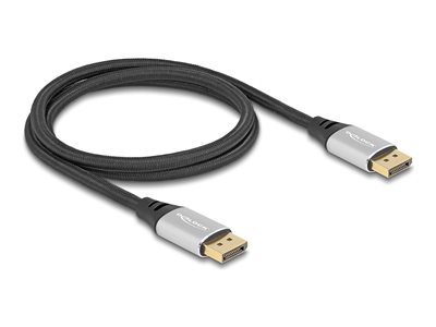 DELOCK DisplayPort Kabel 16K 60Hz 1m sil Optionen & Zubehör