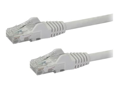 Startech 125ft CAT6 Ethernet Cable, 10 Gigabit Snagless RJ45 650MHz 100W PoE Patch Cord, CAT 6 10GbE UTP Network Cable w/Strain Relief, White, Wiring is UL Certified/TIA
