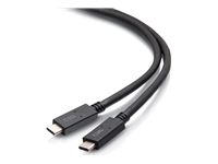 C2G 6.5ft (2m) USB-C Male to USB-C Male Cable (20V 3A) - USB 3.2 Gen 1 (5Gbps)