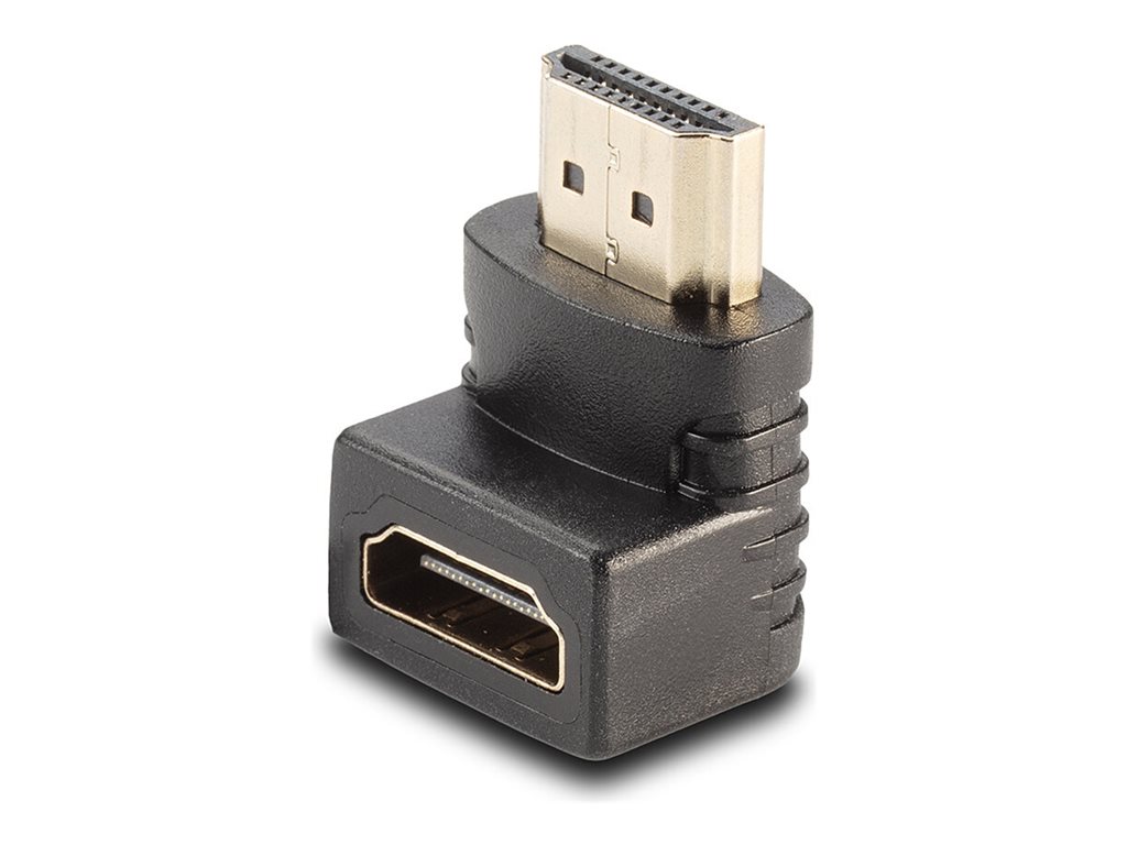 Adaptateur HDMI femelle vers HDMI m le coudé à 90 dégrés vers le bas