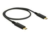 DeLOCK USB 3.1 USB Type-C kabel 50cm Sort