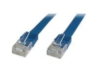 MicroConnect UltraFlat CAT 6 Ikke afskærmet parsnoet (UTP) 1m Netværkskabel Blå