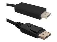 Qoltec Videoadapterkabel 1m Sort