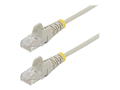 Startech 3m Slim LSZH CAT6 Ethernet Cable, 10 Gigabit Snagless RJ45 100W PoE Patch Cord, CAT 6 10GbE UTP Network Cable w/Strain Relief, Grey, ETL, Low Smoke Zero Halogen