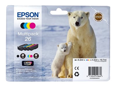 EPSON 3LB 26 ink cartridge black w/s